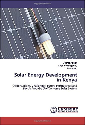 Solar Energy Development In Kenya Opportunities Challenges