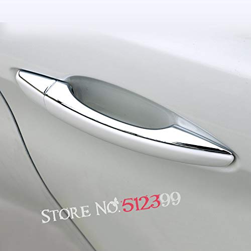 Alina-Shops - Car Side Door Handle Decorative Strip Sticker Cover Trim For Peugeot 5008 GT Exterior 