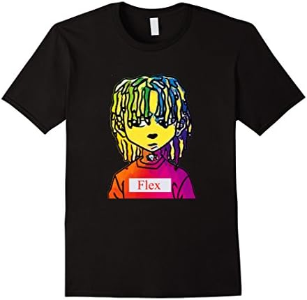 Mens Rapper Hip Hop Cartoon Shirt - Funny Design Shirt Large Black