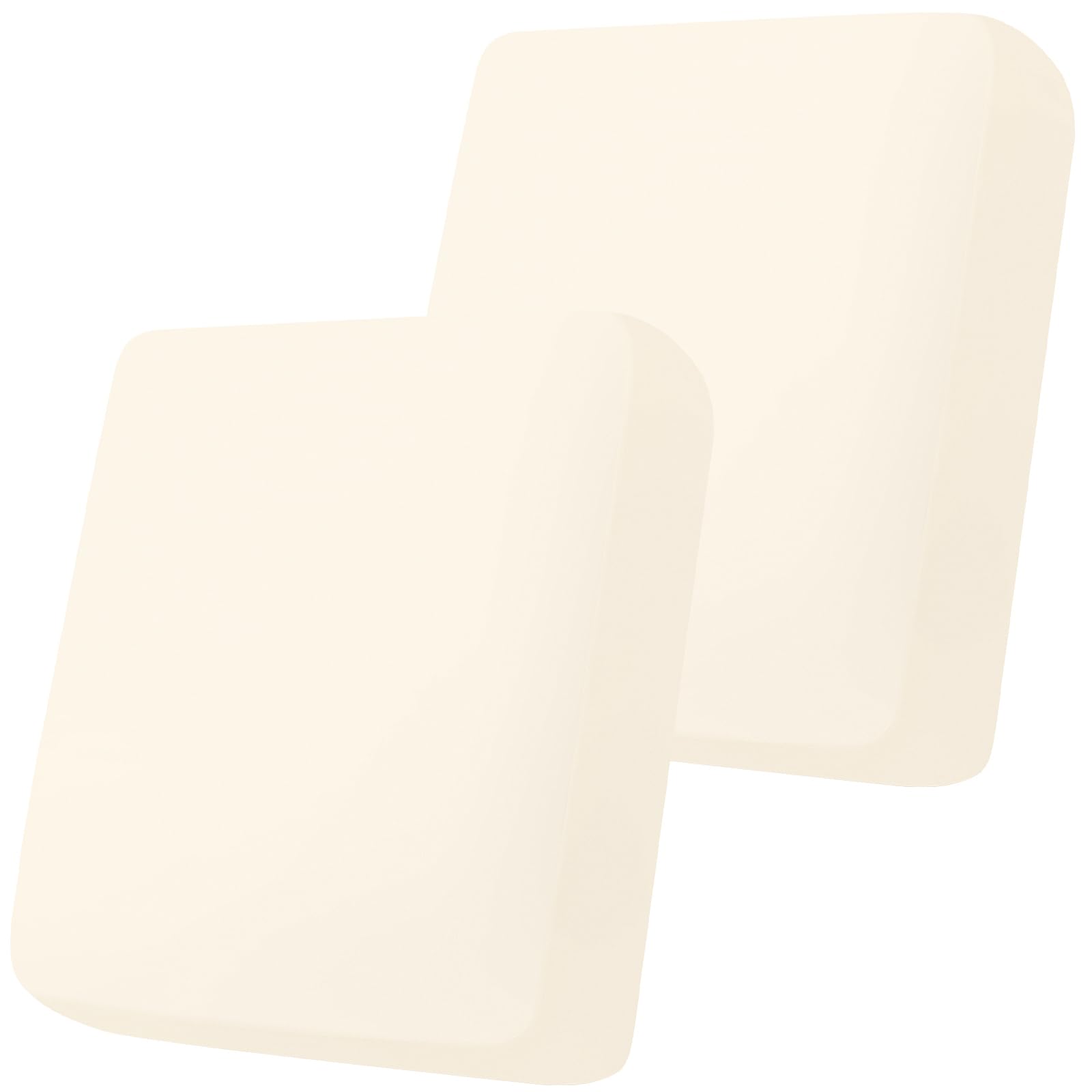 Photo 1 of Smiry Printed Couch Cushion Covers, Stretch Soft Couch Covers for Sofa, Washable Non-Slip Sofa Slipcover Furniture Protector for Indoor and Outdoor (2 Pack, Cream)