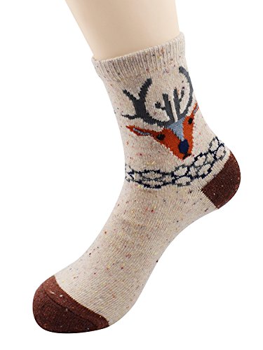 Womens merino ragg wool crew socks