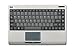 Adesso WKB-4000US - 2.4 GHz RF Wireless SlimTouch Mini Keyboard with Touchpad