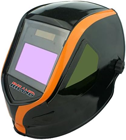 JEXONA Solar Power Auto Darkening Welding Helment 9X001 Color Orange Line