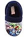 Marvel Avengers Superhero Boys Toddler Plush Aline Slippers (7-8 M US Toddler, Navy)