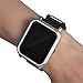 ChainSee Colorful PC Edge Case Cover Protect Bumper Shell For Xiaomi Huami Amazfit Bip Youth Watch (Silver)