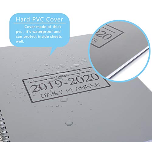 Academic Daily Planner 2019-2020, Appointment Planner Weekly & Monthly, 12 Monthes, Flexible Cover with Twin -Wire Binding - Thumbnail 7