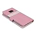Galaxy S6 Edge Plus Case, ACEABOVE [Kickstand] Samsung Galaxy S6 Edge Plus Wallet Case [Ultra Slim] Premium PU Leather Flip Cover - Flip Case for Samsung Galaxy S6 Edge+ / Plus (2015) - Pink