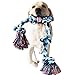 DIY House Large Dog Chew Rope Toys for Aggressive Chewers Nature Cotton 5 Knots Indestructible Tug of War Durable Ropes Breed Chew Toys