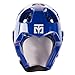 MOOTO WTF Approved Taekwondo Head Gear 3color S to XL (Blue, 2.M)