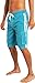 NORTY Men's Swimsuit Trunks - Swim Shorts for Beach, Boat, and Watersports - Drawstring Waist and Cargo Pockets - Aqua, Large