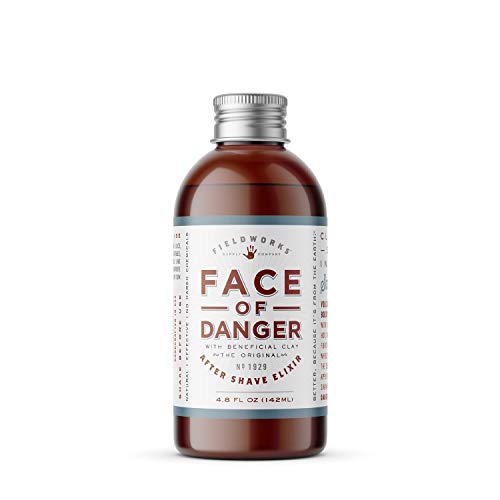 Face of Danger Organic After Shave Lotion, Natural Aftershave