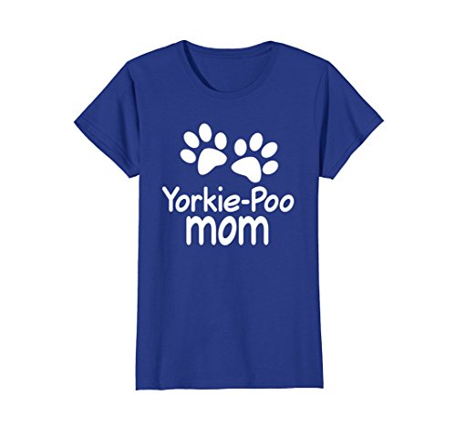 Yorkie Poo Mom T-shirt Paw Print