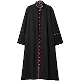 BLESSUME Church Clergy Mens' Choir Cassock Robe Pastor Pulpit Liturgical Vestment Robe