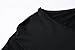 LARACE Womens Swing Tunic Tops Loose Fit Comfy Flattering T Shirt (L, Black)