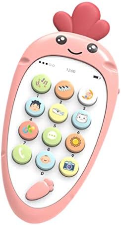 Vaycally Children Cartoon Puzzle Simulation Can B-ITE Music Mobile Phone Music Story Toys Puzzle Music Simulation Phone Learning Resources Creative Fun Activity Best Gift for Toddlers, Boys, Girls