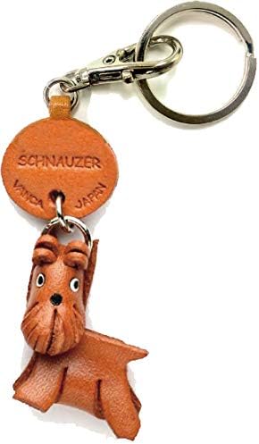 Amazon シュナウザー 本革製 犬 キーホルダー バンカクラフト革物語 日本製 ハンドメイド アニメ 萌えグッズ 通販