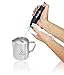 Star Coffee Powerful Handheld Milk Frother with Stand - BONUS Scoop w/Bag Clip, Microfiber Cloth & eBook included - Stainless Steel Whisk - Ideal Mixer for Coffee, Latte, Drinks