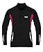 Thorogood Sports Winter Run Women's Half-Zip Long Sleeve Running Top - Black/Pink Large - Black/Pink - Large