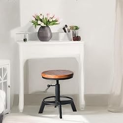 BOKKOLIK Set of 2 Industrial Bar Stools Short Stool