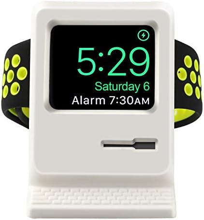 Stand For Apple Watch,I Watch Stand Supports Nightstand Mode For Apple Watch Series 1 / Series 2 / 42mm / 38mm (WHITE)