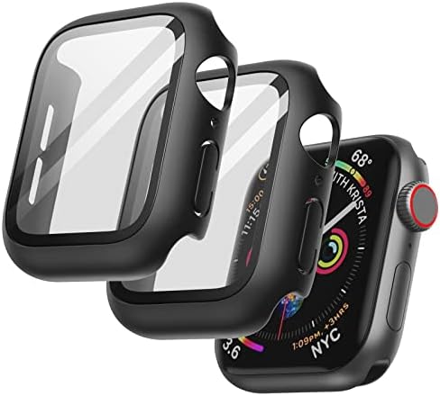 JETech Case with Screen Protector Compatible with Apple Watch SE