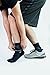 Thirty 48 Plantar Fasciitis Socks, 20-30 mmHg Foot Compression Sleeves for Ankle/Heel Support, Increase Blood Circulation, Relieve Arch Pain, Reduce Foot Swelling (Black & Grey (2 Pairs), Small)