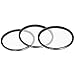 Neewer 67MM 3 Pieces Points Star Lens Filters Kit for Canon EOS Rebel T5i T4i T3i T3 T2i T1i DSLR Camera with a 18-135MM Zoom Lens, Made of HD Glass and Aluminum Frame Material (Black)