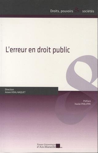 L' erreur en droit public
