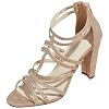 David’s Bridal Strappy High-Heeled Glittery Gladiator Sandals Style Rhyan