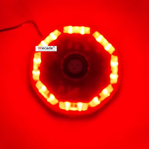 Wecade 32 LED Truck Vehicle Car Roof Top Flash Strobe Emergency Warning Hazard Warning Light (Red)