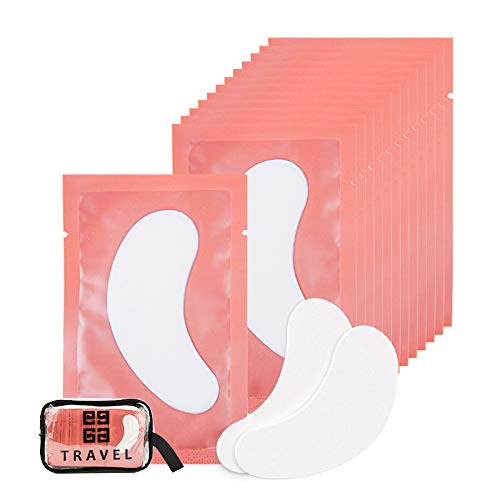 250 Pairs Eye Pads for Eyelash Extension Eyelash Pads Eye Pads Eyelash Eye Patches Eyelash Extension Pad Accessories Under Eye Pads for Eyelash Extensions Good Stay Lunamoon (Pink250)