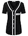URBANCLEO Womens Button Down Short Sleeve Jersey Shirt (Plus Size Available)