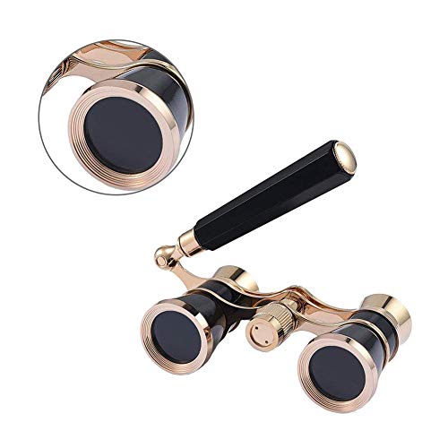 Bulary Opera Glasses Theater Vintage Binoculars with Handle - Thumbnail 2