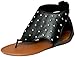 Bayville Women's Studded Low Wedge Gladiator Sandals