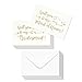 Gold Glitter Bridesmaid Proposal Cards with Envelopes, Will You Be My Bridesmaid (12 Pack)
