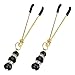 BeeSpring Metal Adjustable Clamps Black Diamond Decorations Non Piercings Women Body Jewelry