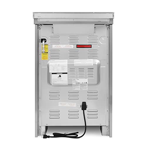 COSMO 24 in. 2.73 cu. ft. Single Oven Gas Range with 4 Burner Cooktop