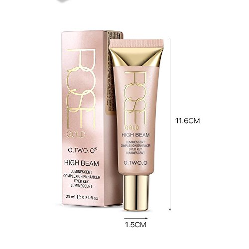 FTXJ 25ml Shimmer Liquid Highlighter Makeup Face Cheeks Nose Highlight Cream (Starburst(Suit for White Color Skin)) - Thumbnail 3