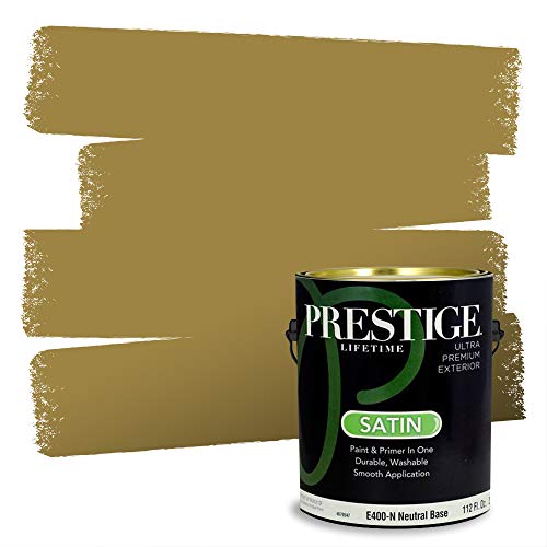 PRESTIGE Paints Exterior Paint and Primer In One, 1-Gallon, Satin, Comparable M…