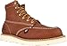 Thorogood American Heritage 6” Steel Toe Work Boots for Men - Full-Grain Leather with Moc Toe, Slip-Resistant Wedge Outsole, and Comfort Insole; EH Rated, Tobacco Oil-tanned - 10 D US