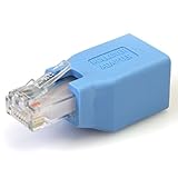 StarTech.com Cisco Console Rollover Adapter for RJ45 Ethernet Cable - Network adapter cable - RJ-45 (M) to RJ-45 (F) - blue - ROLLOVER