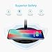 Fast Wireless Charger with Headphone Stand New bee 2-in-1 10w Wireless Charger Pad & Headset Holder for iPhone Xs MAX/XR/XS/X/8/8 Plus Galaxy Note 9/S9/S9 Plus/Note 8/S8 (No AC Adapter)