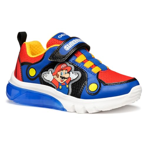 J CIBERDRON Boy F - Scarpe da Ginnastica Bambino, Royal/Red,