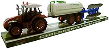 Special Friction Farm Tractor Truck and Double Trailer Set Construction Vehicle, Toy:CF03