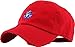 KBSV-044 RED Spaceship Vintage Dad Hat Baseball Cap Polo Style Adjustable