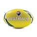 Dribbling by Sportcom Training Rugby Ball, Official Size 5, Hand-Stitched, Standard Adhesive Grip, Country Flags