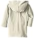 L'ovedbaby Unisex-Baby Newborn Organic Hoodie, Stone, 9-12 Months