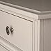 Evolur  Double - Drawers Dresser  in Antique White