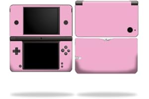 MightySkins Skin Compatible with Nintendo DSi XL wrap Sticker Skins Solid Pink
