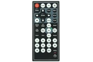 Generic Remote Control for Elite Drive RV Stereo EEDV06 EEDV06-REMOTE 324-000004 Car DVD CD Stereo Receiver, black